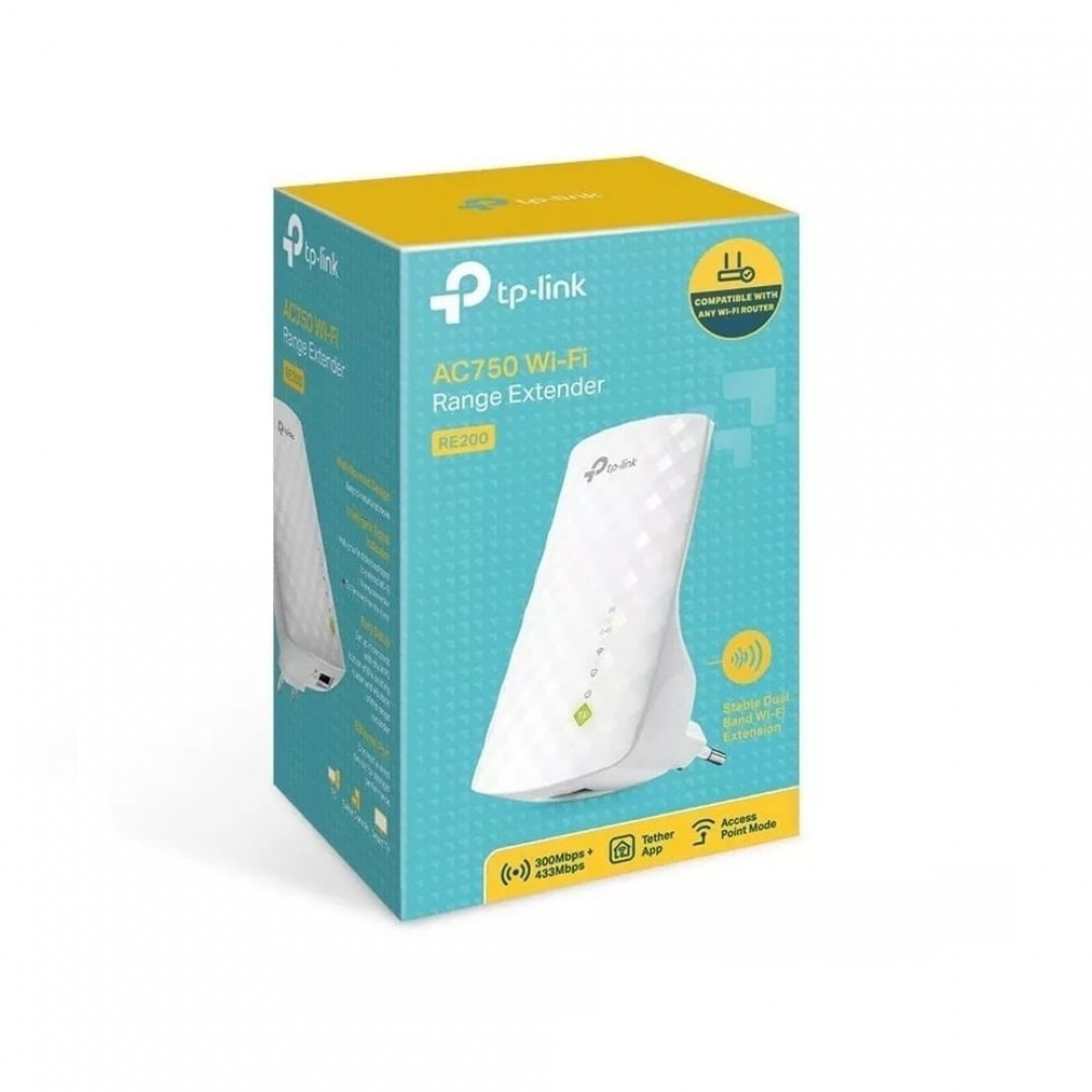 TP LINK EXTENSOR WIFI RE200 Dual Band 24Gb / 5Gb