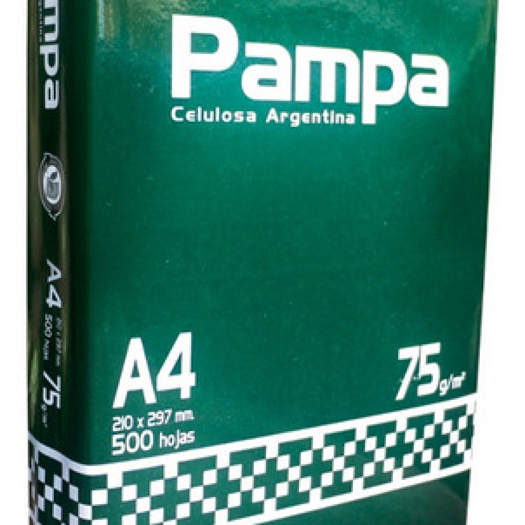 Resma Celulosa Argentina Pampa A4 75Gr